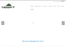Tablet Screenshot of culpepperip.com